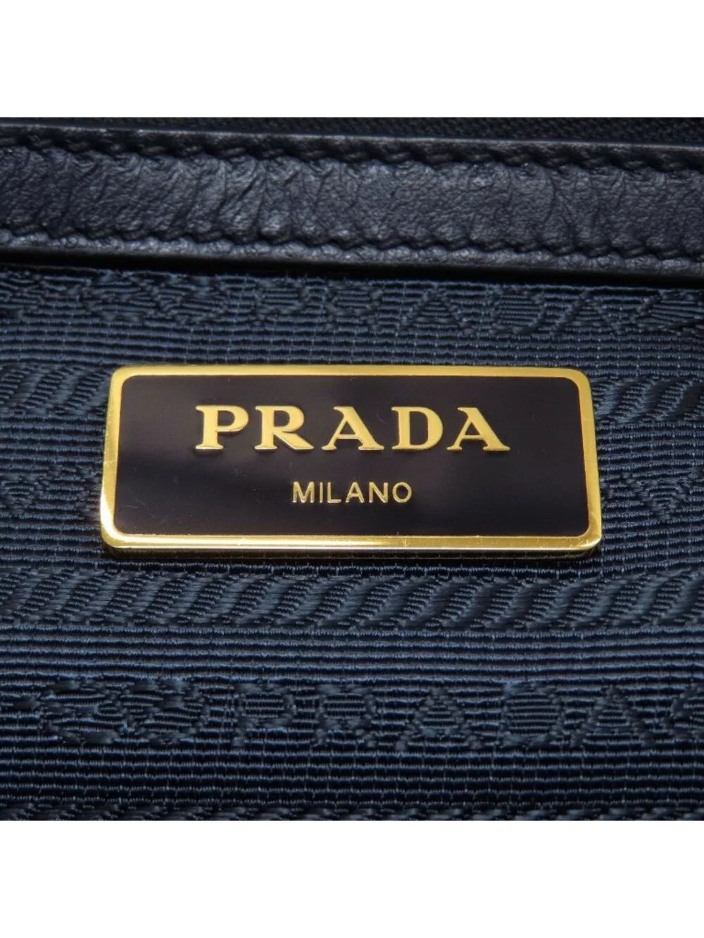 Prada Logo 2-Way Handbag Nylon
